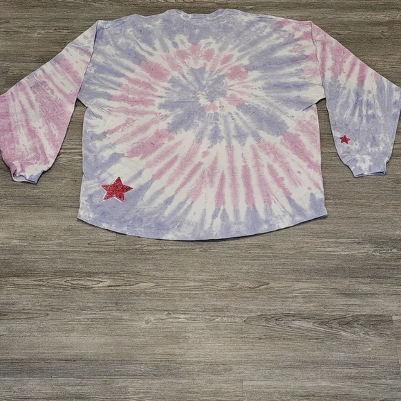 Spirit Jersey With Dolly Parton Dolly Vibes on It And Tye Dyed Unisex Size Med - Picture 3 of 4